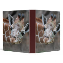 Adorable Giraffe Binder