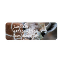 Adorable Giraffe Mailing Label