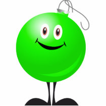 Adorable Green Christmas Ornament photo sculptures by TheChristmasBoutique Adorable Green Christmas Ornament photo sculptures