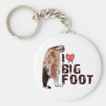 Adorable! I LOVE <3 BIGFOOT design Finding Bigfoot Key Chain