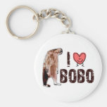 Adorable!  I LOVE <3 BOBO design - Finding Bigfoot Key Chain