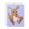 Adorable Kangaroo invitations