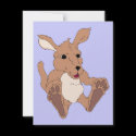 Adorable Kangaroo invitations