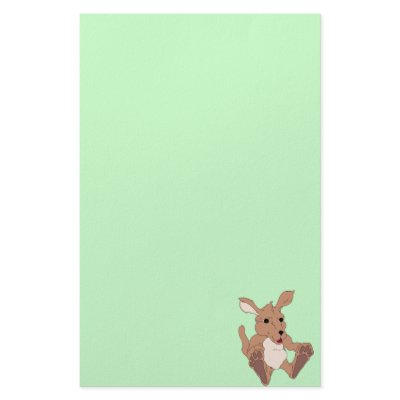 Adorable Kangaroo Stationery by Robbirt