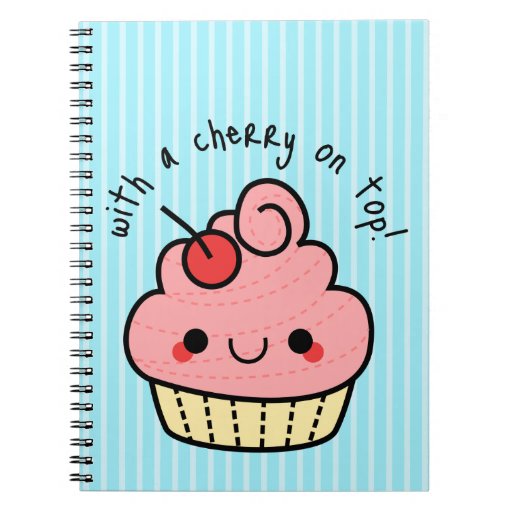 Adorable Kawaii Cupcake Notebook