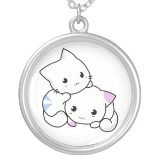 Adorable Kittens necklace