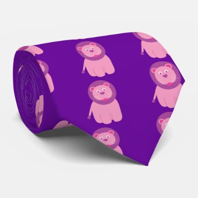 Adorable Lion Custom Tie by toxiferous