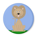 Adorable little lion magnet