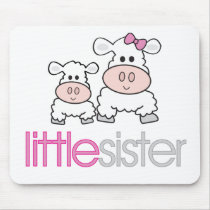 Adorable Little Sister Sheep T-shirt mousepads