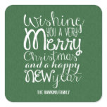 Adorable Message Christmas/Holiday Stickers stickers