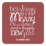 Adorable Message Christmas/Holiday Stickers stickers