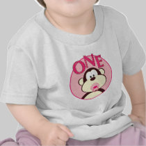 Adorable Monkey 1st Birthday T-Shirt t-shirts