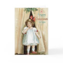 Adorable Old Fashion Christmas Card