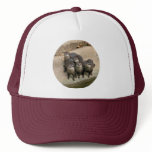 Adorable Otter Family Mesh Hats