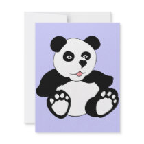 Adorable Panda invitations