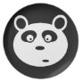 adorable panda white face customizable dinner plate