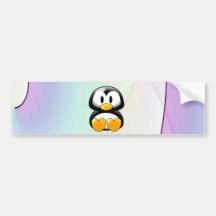 Adorable Penguin Bumper Sticker