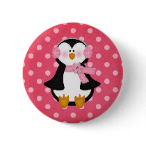 adorable Penguin buttons by Just2Cute adorable Penguin buttons