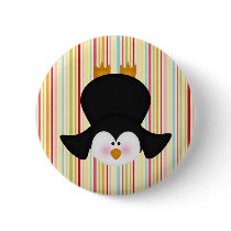 adorable Penguin buttons by Just2Cute adorable Penguin buttons