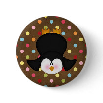 adorable Penguin buttons by Just2Cute adorable Penguin buttons