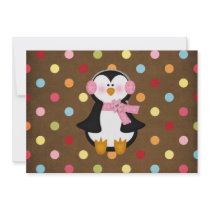 adorable Penguin invitations by Just2Cute adorable Penguin invitations