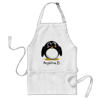Adorable Penguin Personalized Apron