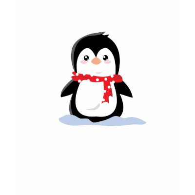 Adorable Penguin Tee Shirt by ellybean