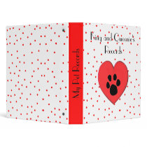 Adorable pet records binder by DizzyDebbie Adorable pet records binder