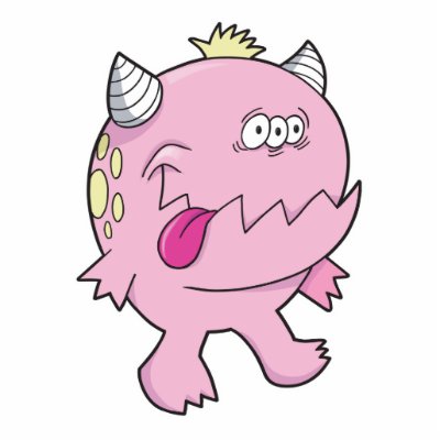 adorable pink tongue chomper monster photo cut outs Zazzle_photosculpture adorable pink tongue chomper monster photo cut outs Zazzle_photosculpture