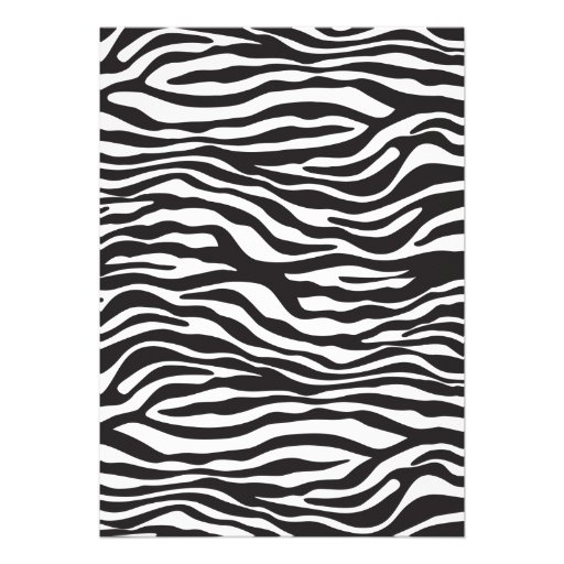 Adorable Pink Zebra Baby Shower Invitations