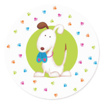 Adorable Puppy Dog Sticker