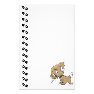 Paw Print Stationery | Zazzle