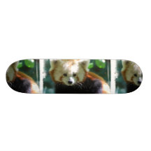 Adorable Red Panda Skateboard