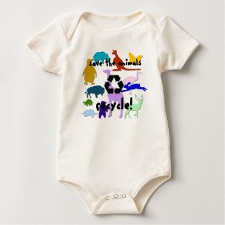 Adorable Save the Animals Infant Onesie shirt