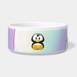 Adorable Sitting Cartoon Penguin Pet Food Bowls