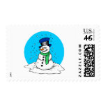 Adorable Snowman Stamp