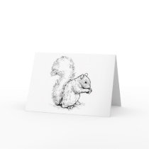 Adorable Squirrel Greeting Card