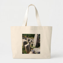 Adorable stray cat living in the ruins of Ephesus Bags