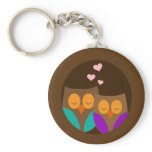 Adorable Tree Owls Key Chains