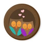 Adorable Tree Owls Refrigerator Magnets
