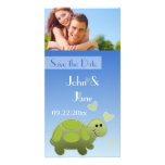 Adorable Turtle  /photo  "Save the Date" Customized Photo Card