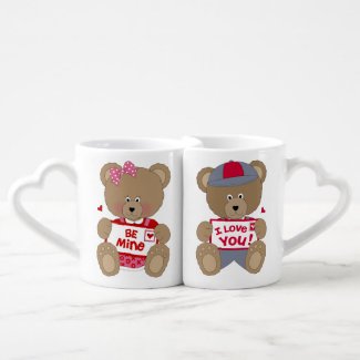 Adorable Valentine Bears Lovers' Mug Lovers Mug