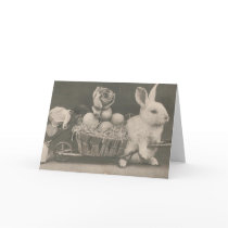 Adorable Vintage Easter Rabbit cards