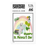 Adorable Westie Puppy Happy St. Patrick’s Day Postage