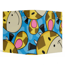 Adorably Cute Giraffe Binder