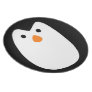 adorably cute penguin face Plate