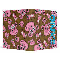 Adorably Cute Pig Binder