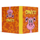 Adorably Cute Pig Binder