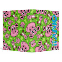 Adorably Cute Pig Binder