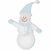 Adorably Cute Snowman photo sculptures